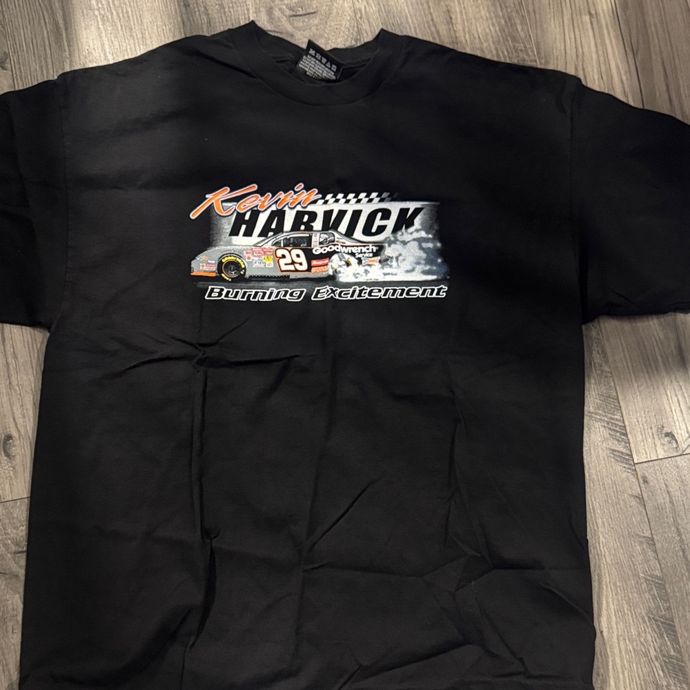 Vintage Kevin Harvick t-shirt. Chase Authentics Black Cotton T-Shirt. Worn once